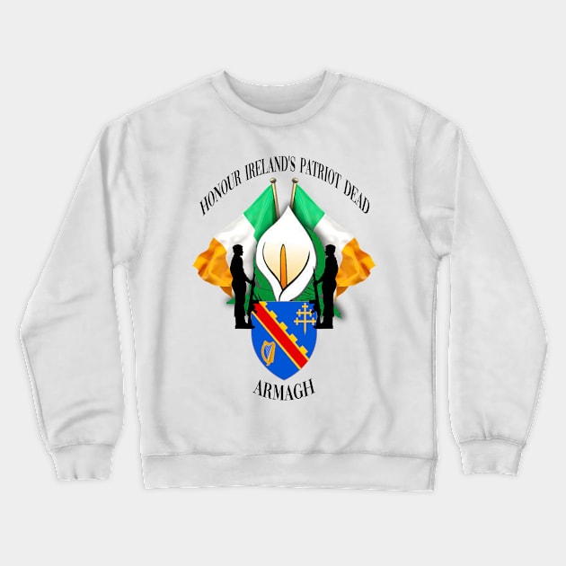 Irish Easter Lily - Armagh Ireland Crewneck Sweatshirt by Ireland